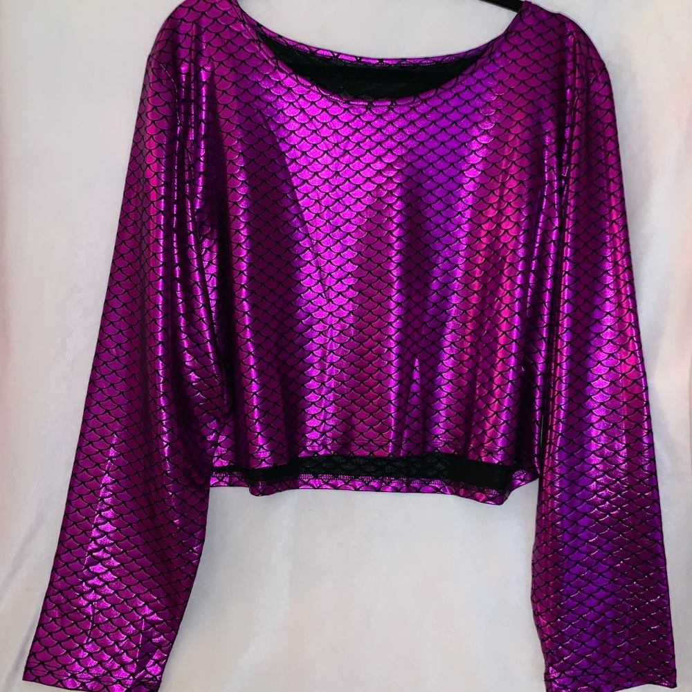 Mermaid crop top